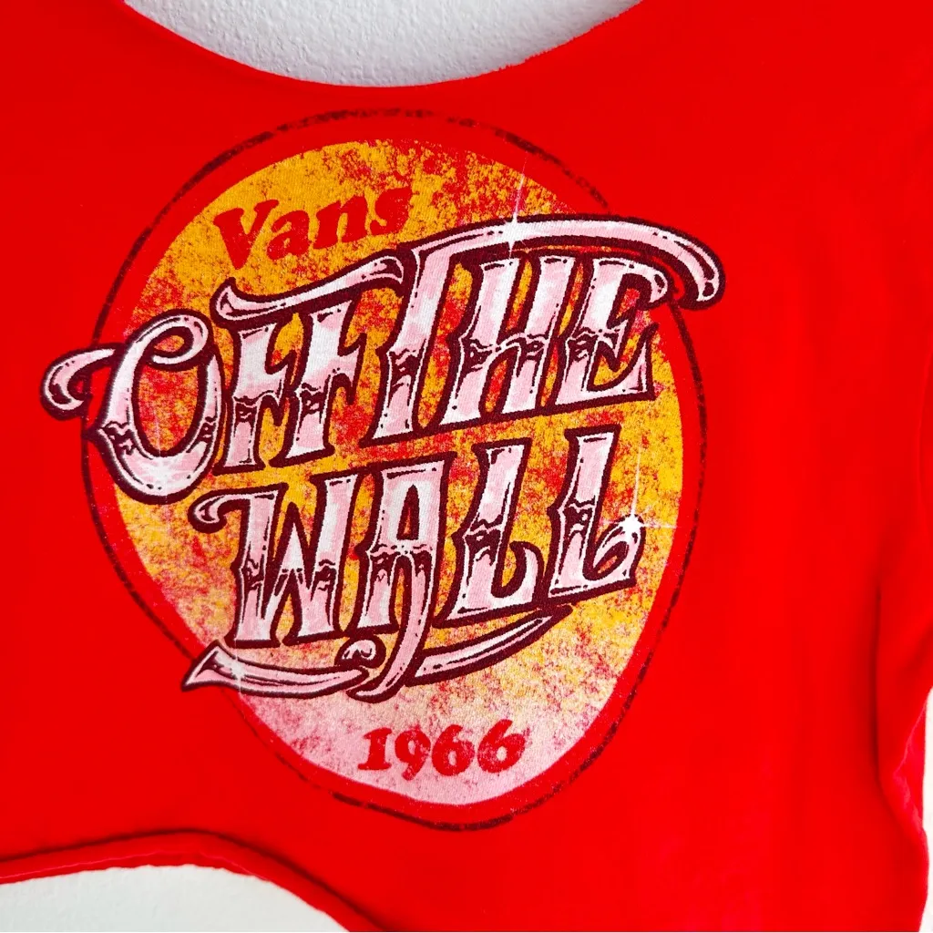 Vans off-the-shoulder crop top - Image 4