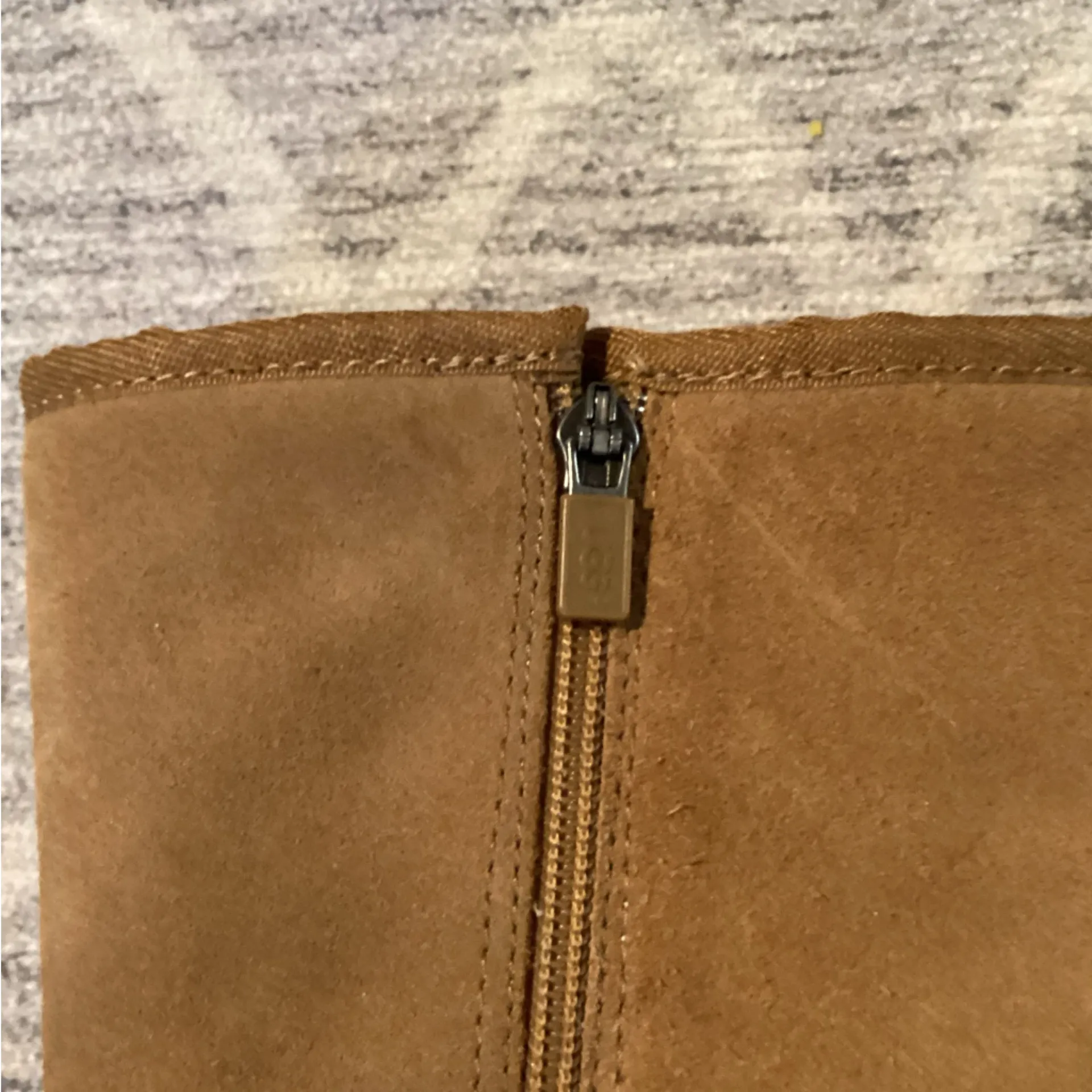 UGG  Cream and Tan Shearling Lined Boots - Image 3