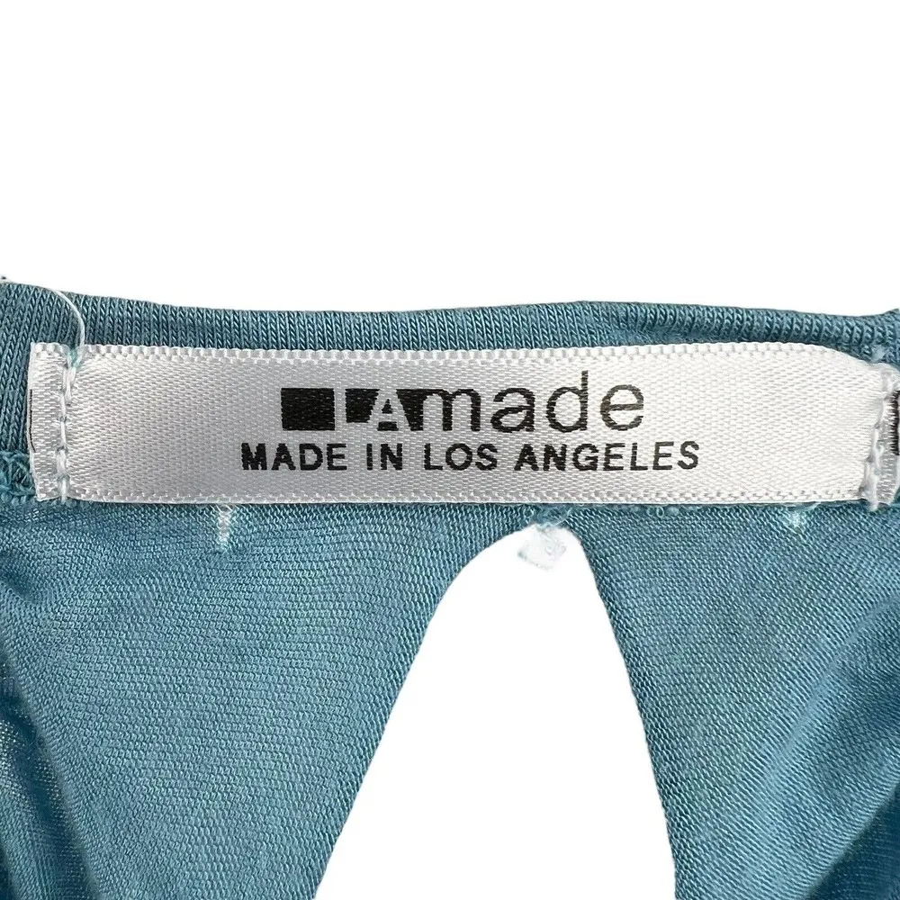 LAMade Blue Ruffle Tank Small New - Image 5