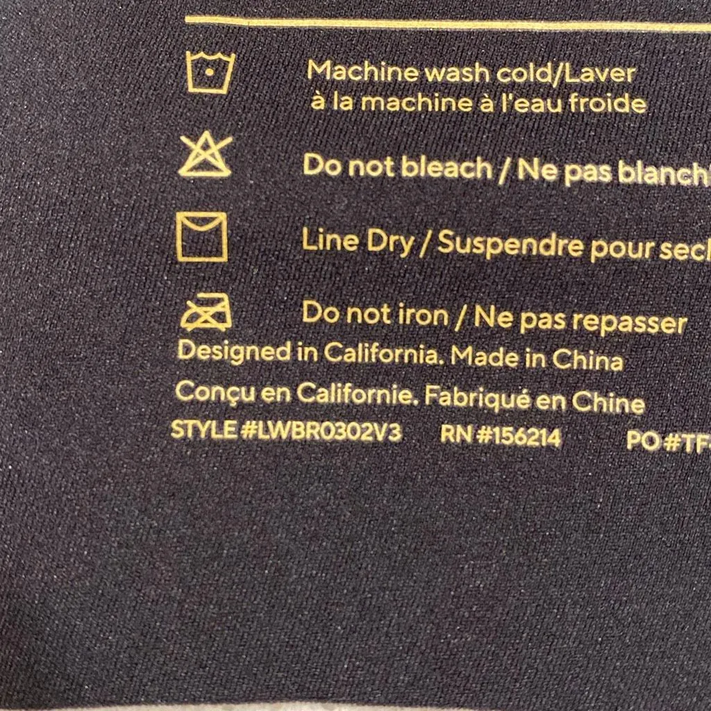 HoneyLove Crossover bra size Large Black - Image 8