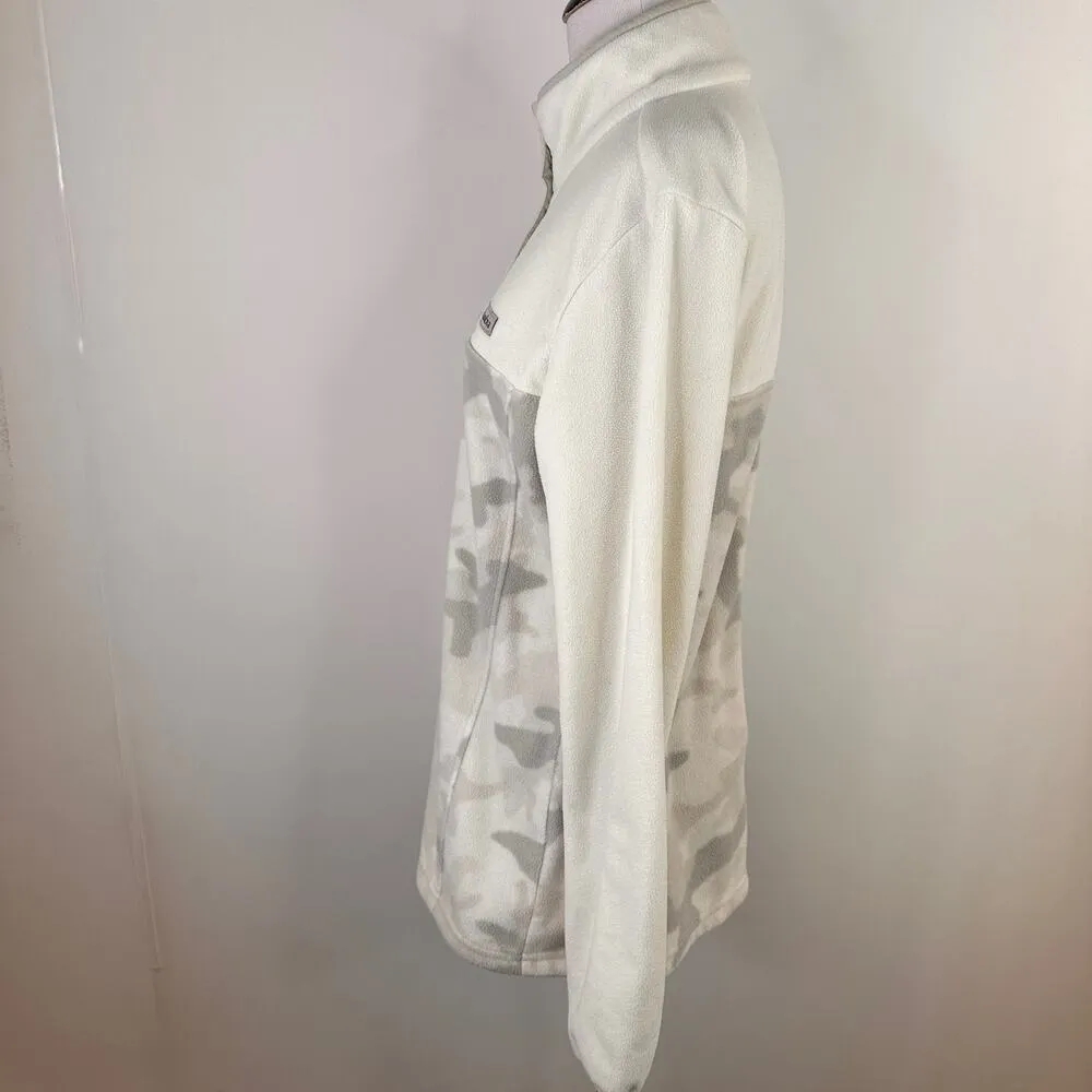 Columbia Women's Benton Springs Camo Print Half-Snap Pullover Size Medium - Image 6