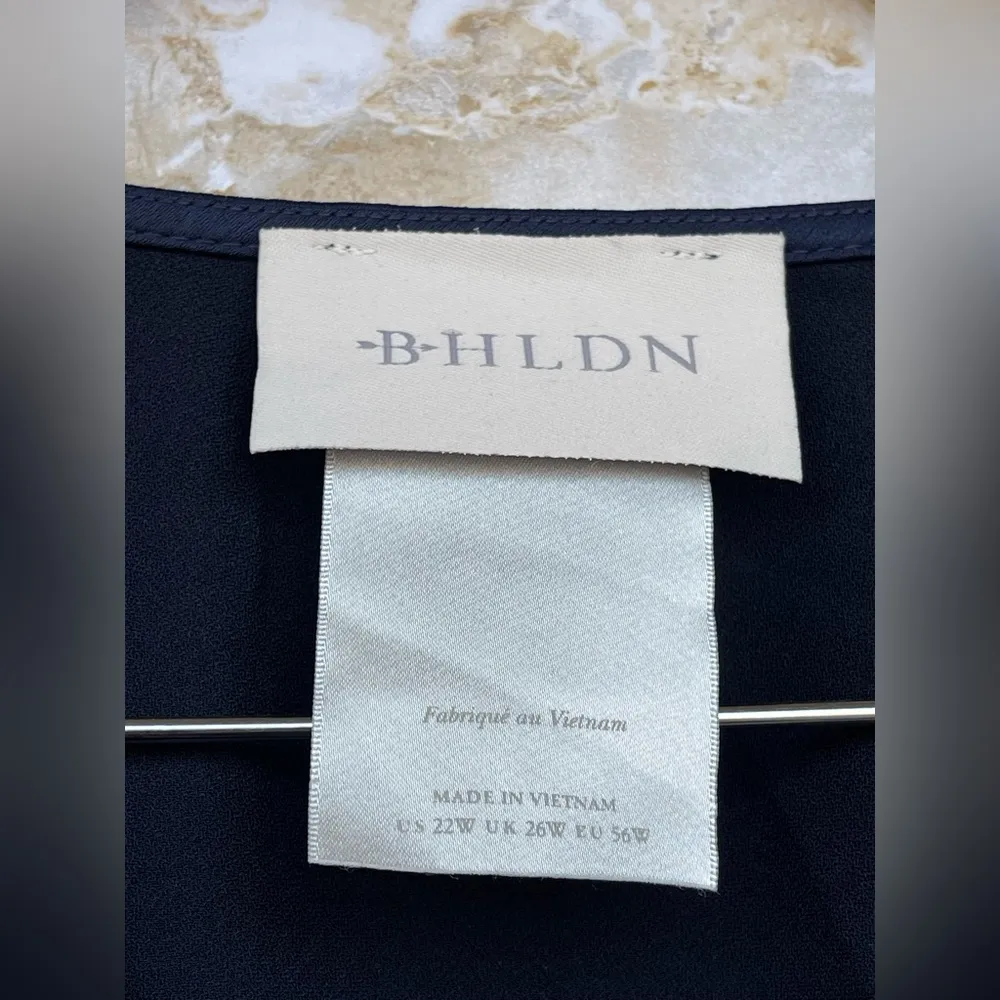 Anthropologie BHLDN Amelia Deep-V Satin Maxi Dress size 22 W - Image 7