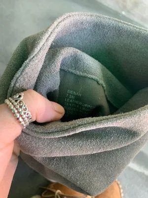 Steve Madden Grey Suede Boots 7.5 - Image 7