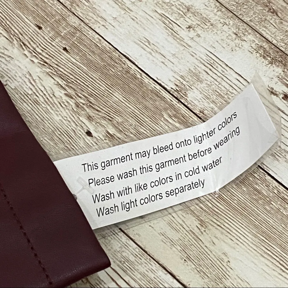 G by Giuliana Rancic Wine Fly Away Lapel Jacket L Size L - Image 12