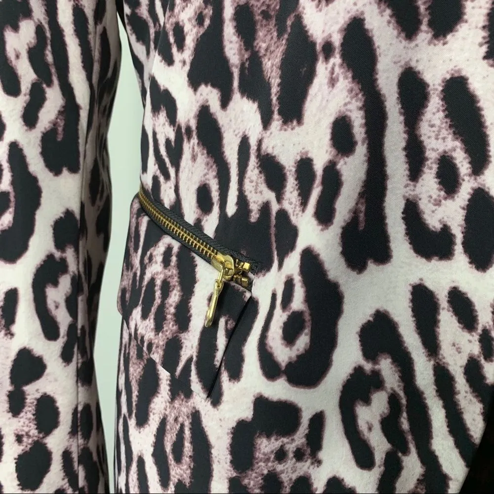 Robert Rodriguez ‎ leopard print open blazer jacket - Image 2
