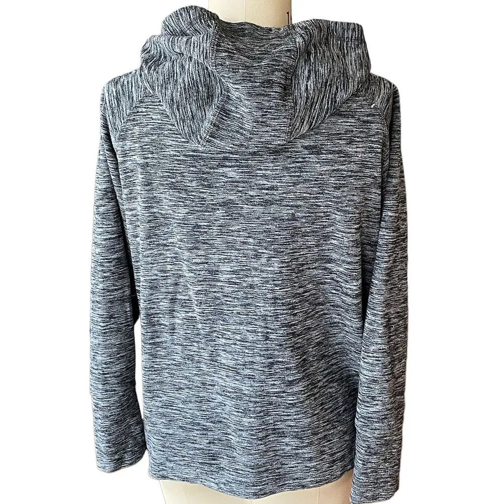 LUKKA Gray Fleece Hoodie Top ~ Thumb Holes ~ Front Pocket ~ Ladies SMALL - Image 4