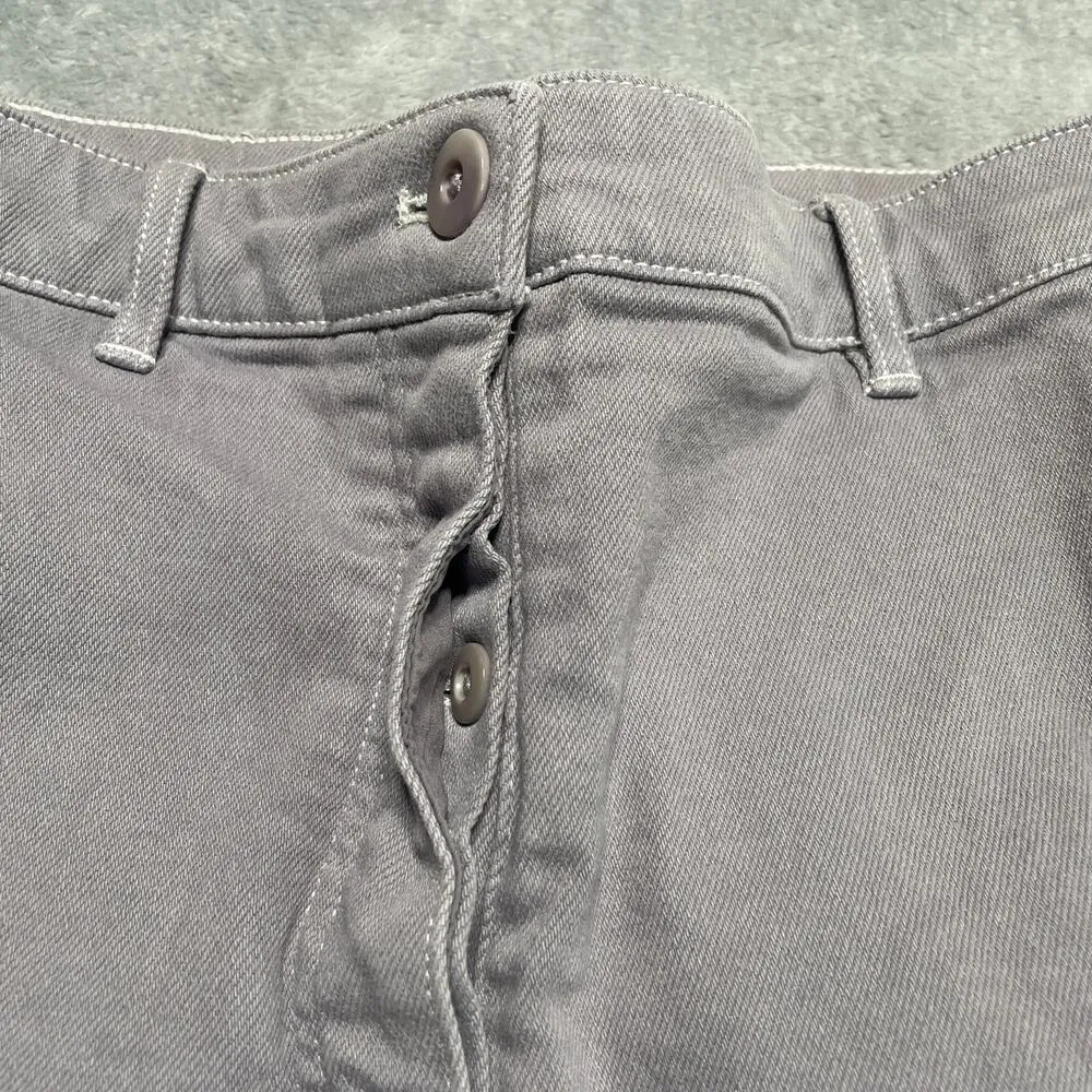 Wilfred Free Pants Womens 12 Lavender Grey Cargo Adjustable Barrel Leg High Rise - Image 6