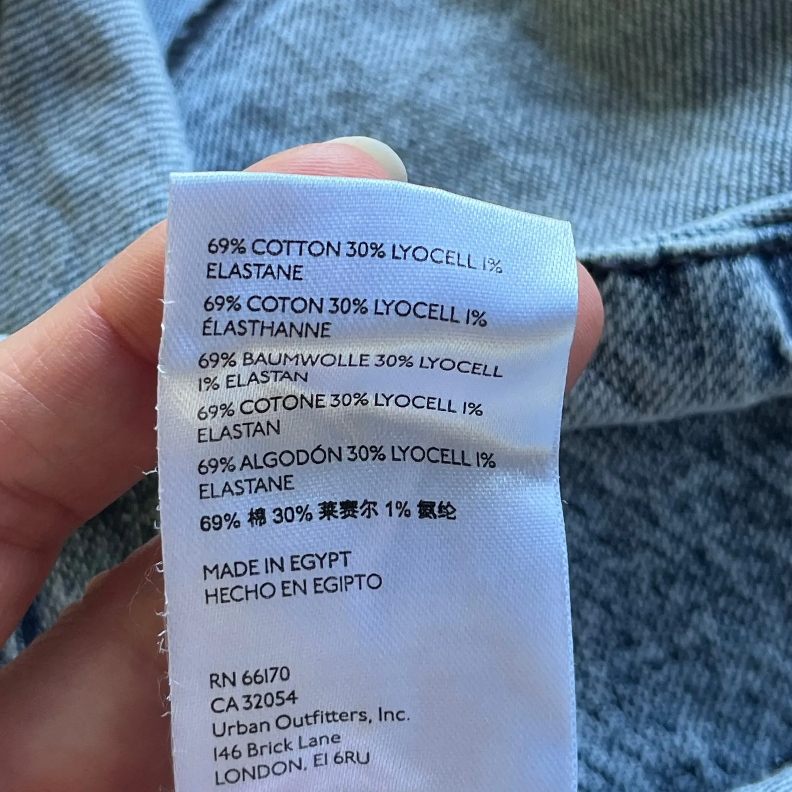 Free People We The Free Midnight Magic Denim Mini Skirt Size 8 27" Waist - Image 7