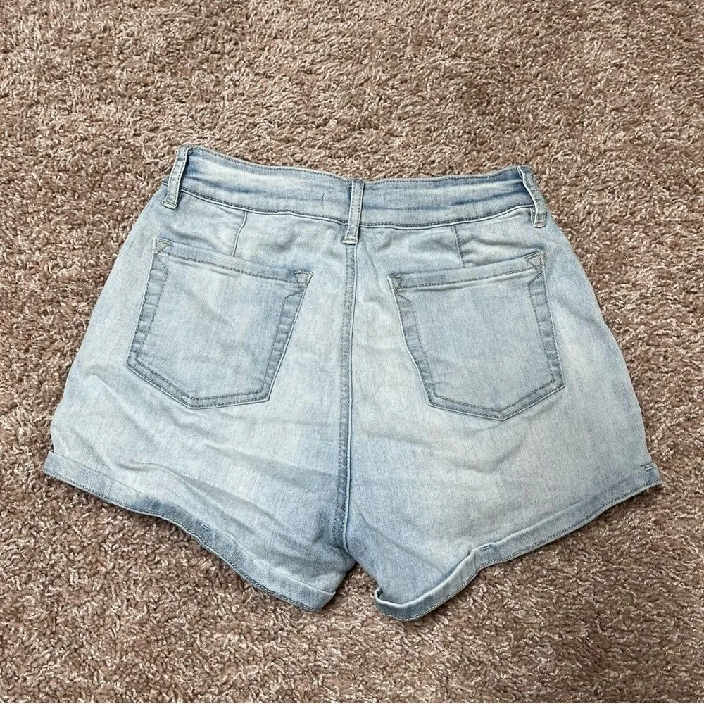 Kendall & Kylie High Rise Button Fly Shorts - Image 3