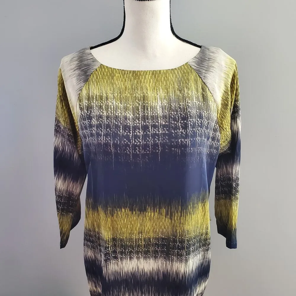 Kenneth Cole Women's Lightweight Color Block Striped Sheath Dress Size S - Image 3