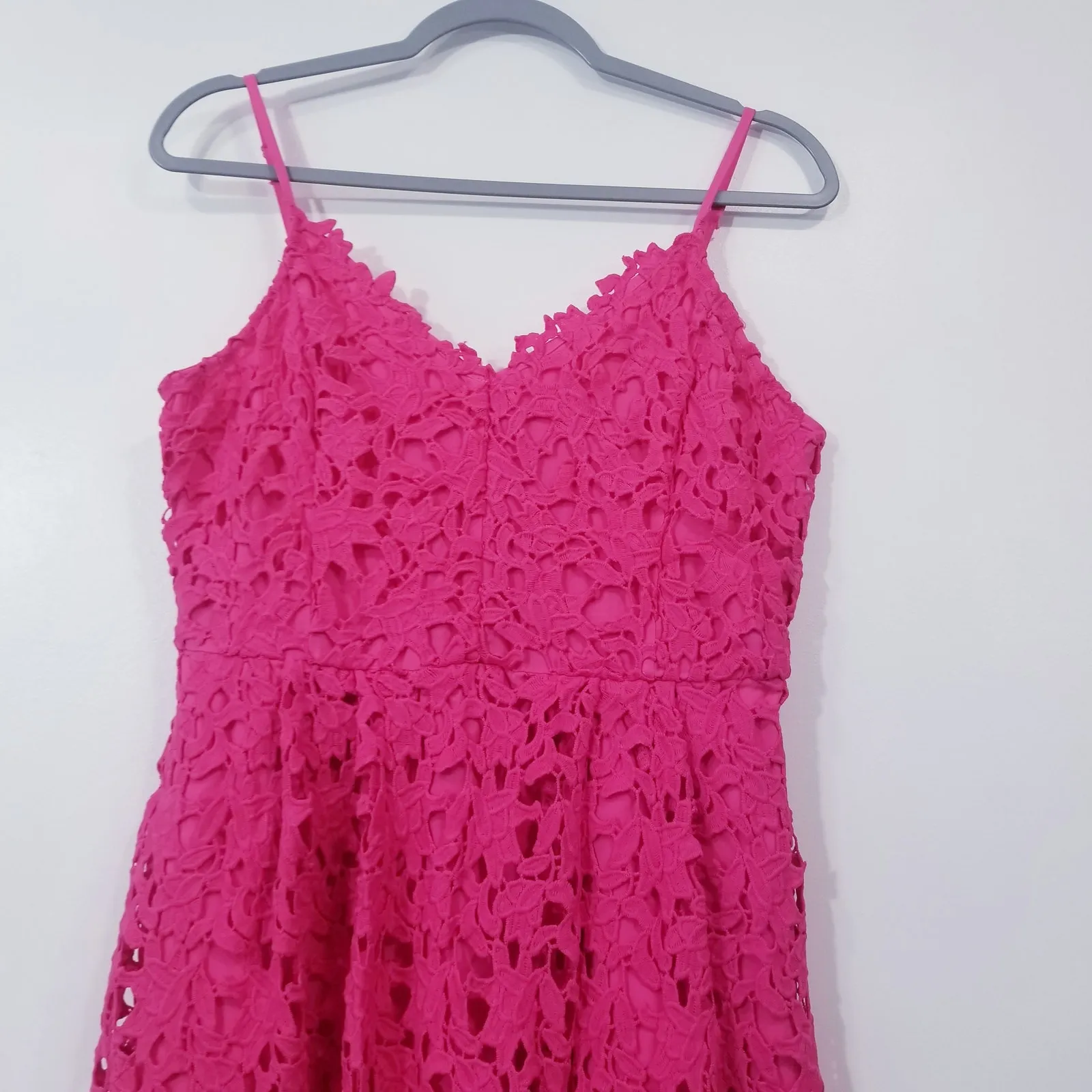 Endless Rose Pink Lace Dress - Image 11