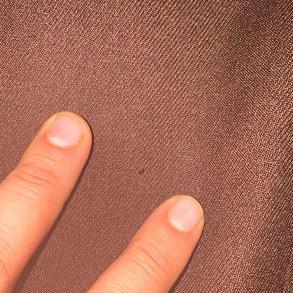 Levi's Women's Dark Brown Blazer with Vibrant Orange Lining - Image 6