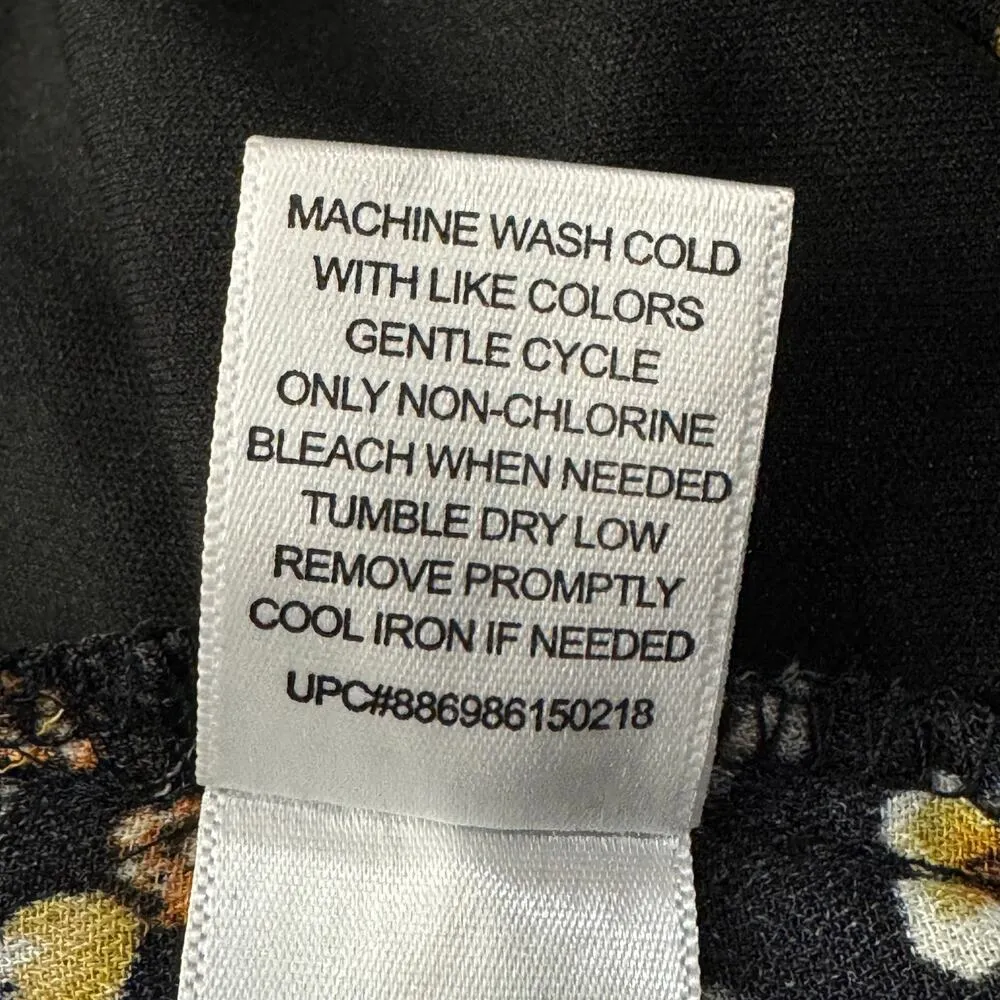 Live to be Spoiled X-Large Crop Top Floral Sleeveless Sweetheart Neck Smocked - Image 10