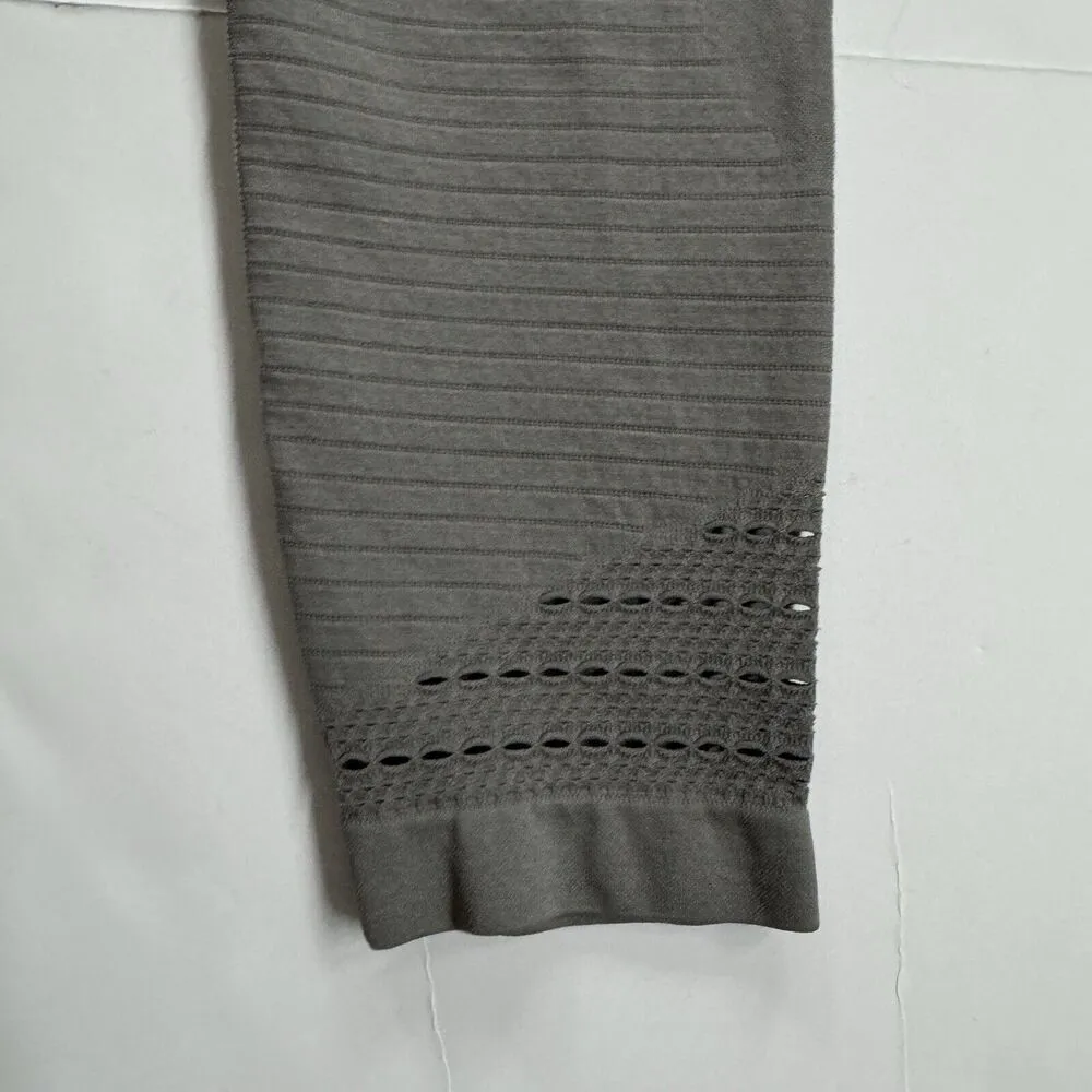 Gymshark High Waisted Seamless Leggings Womens Grey Marl Small Gym Athleisure - Image 9