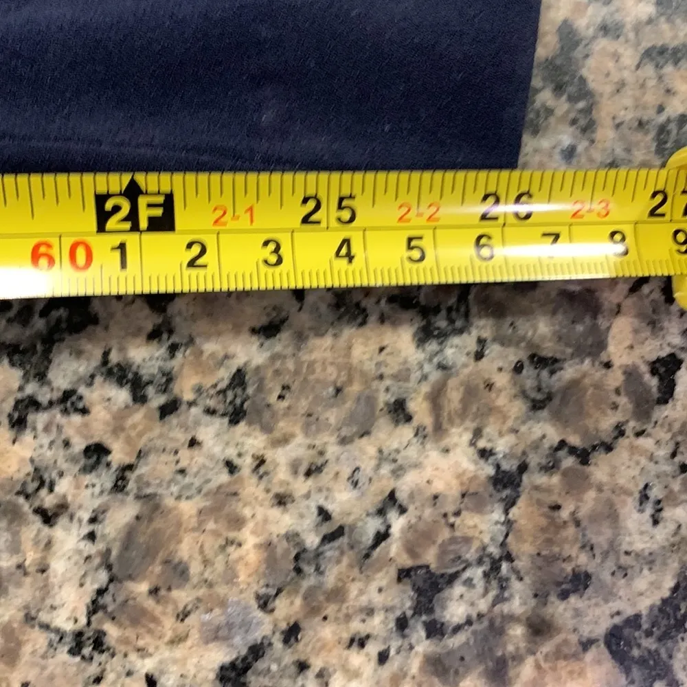 Lulu's Navy Blue Weekend Wear Tie Waist Cropped Pants 26" Inseam Size Small EUC - Image 8