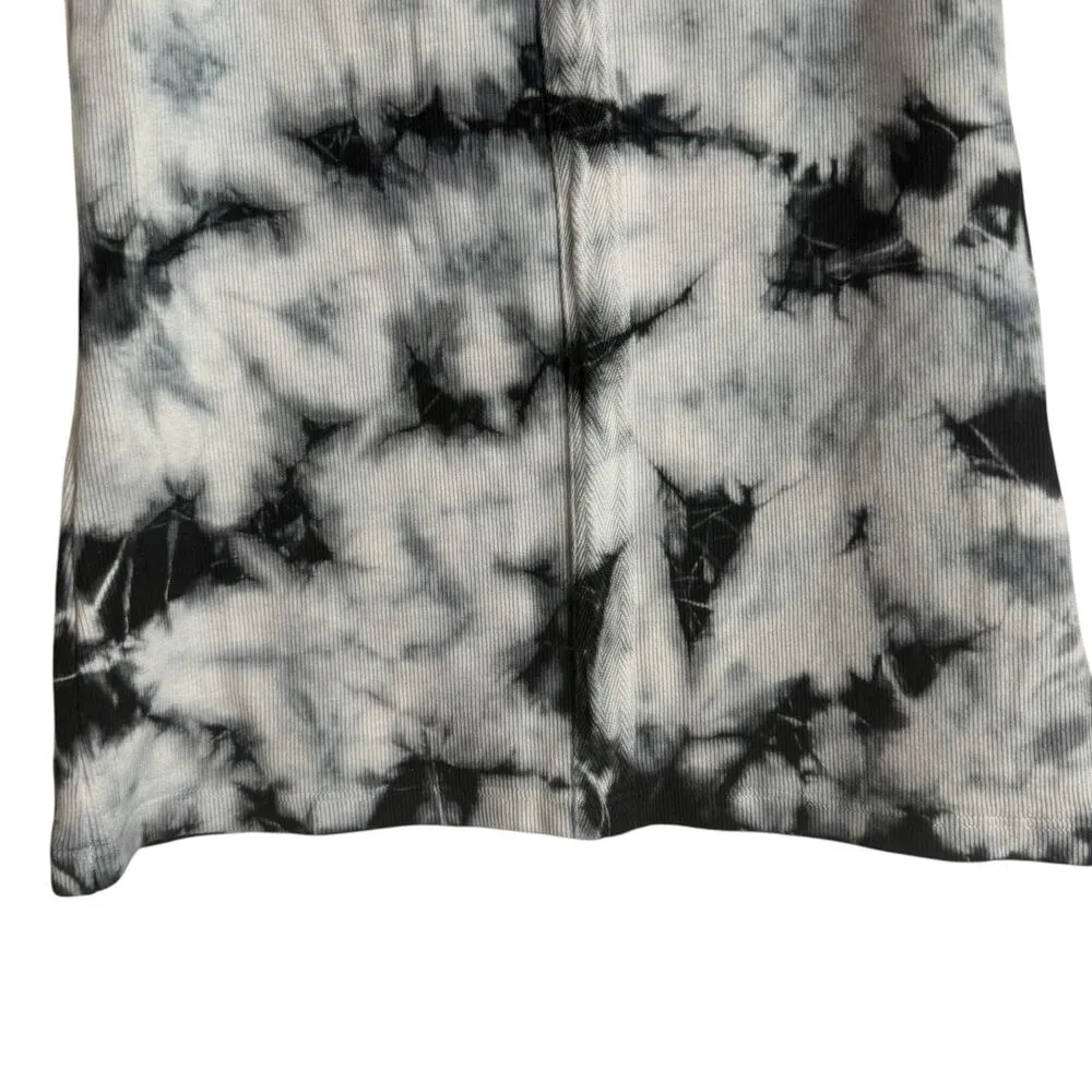 Proenza Schouler Blue Tie Dye Sleeveless Ribbed Cotton Tank Top Size XS - Image 4