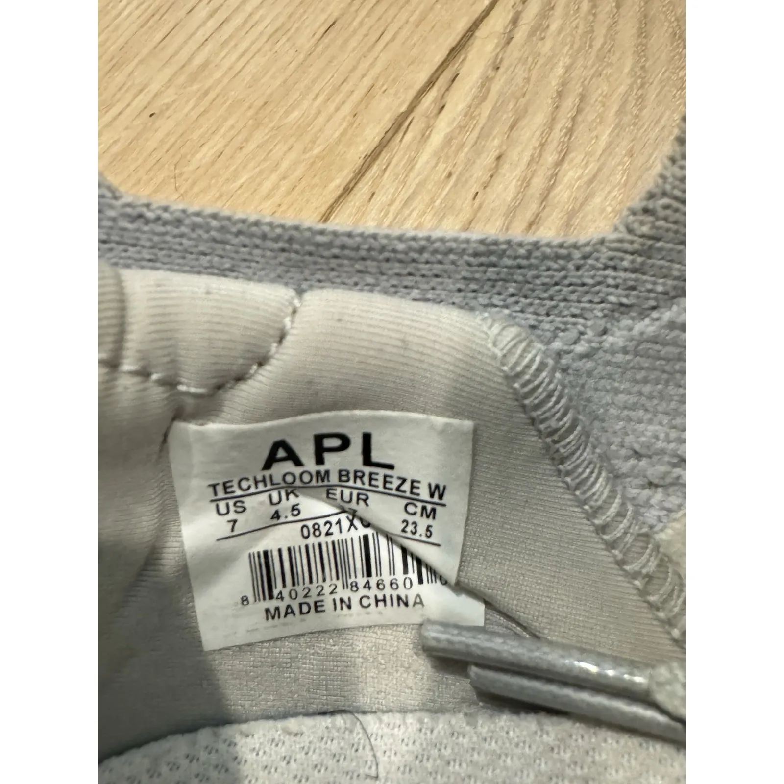 APL Techloom Breeze Light Grey Athletic Training Gym CrossFit Shoe Womens 7 - Image 2