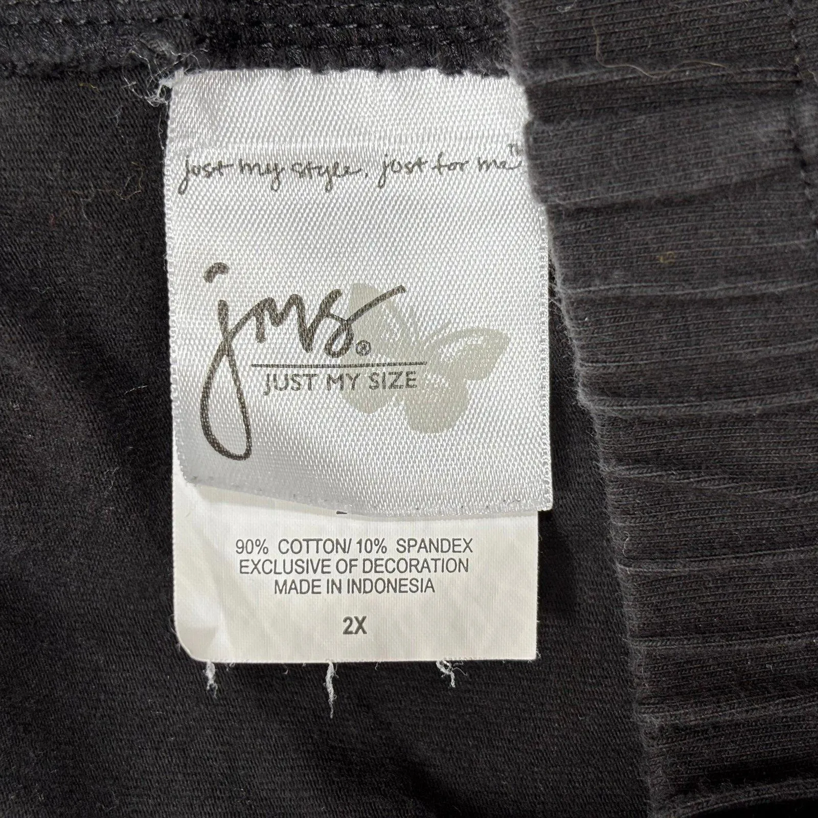 Just My Size Women's Black Capri Pants 2X - Image 4