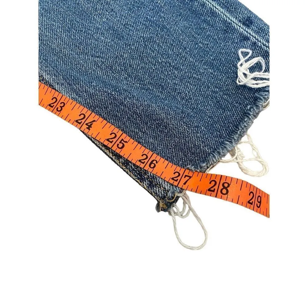 KanCan Destroyed Distressed Jeans 1/24 Straight Leg Denim Everyday Casual Blue Size undefined - Image 10