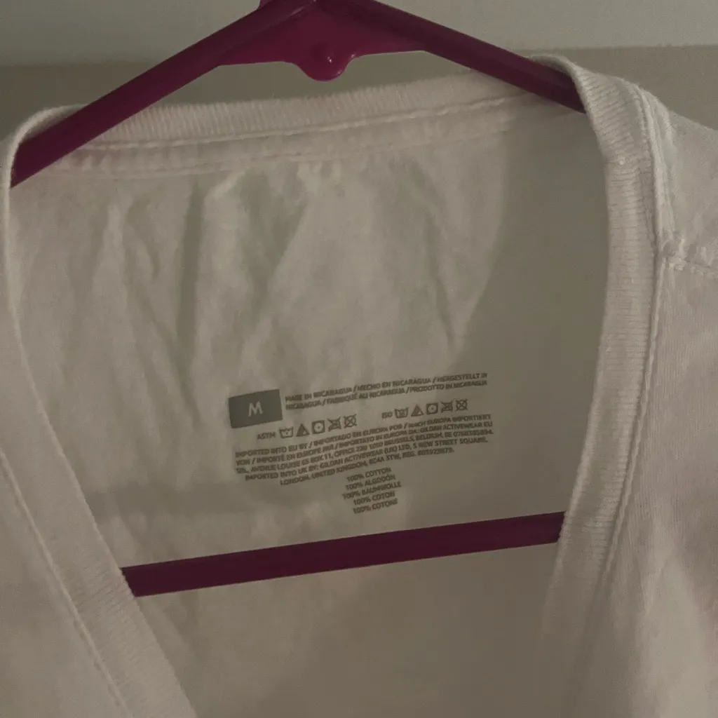 Boise State White Crop Top Size M - Image 2