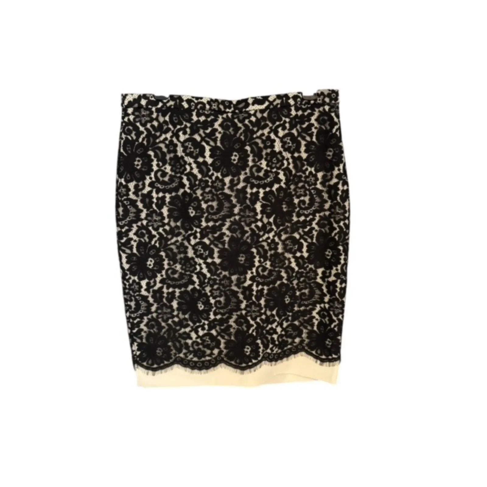 Womens The Limited Sexy Scandal Collection Black Lace Pencil Skirt Size 12 - Image 2