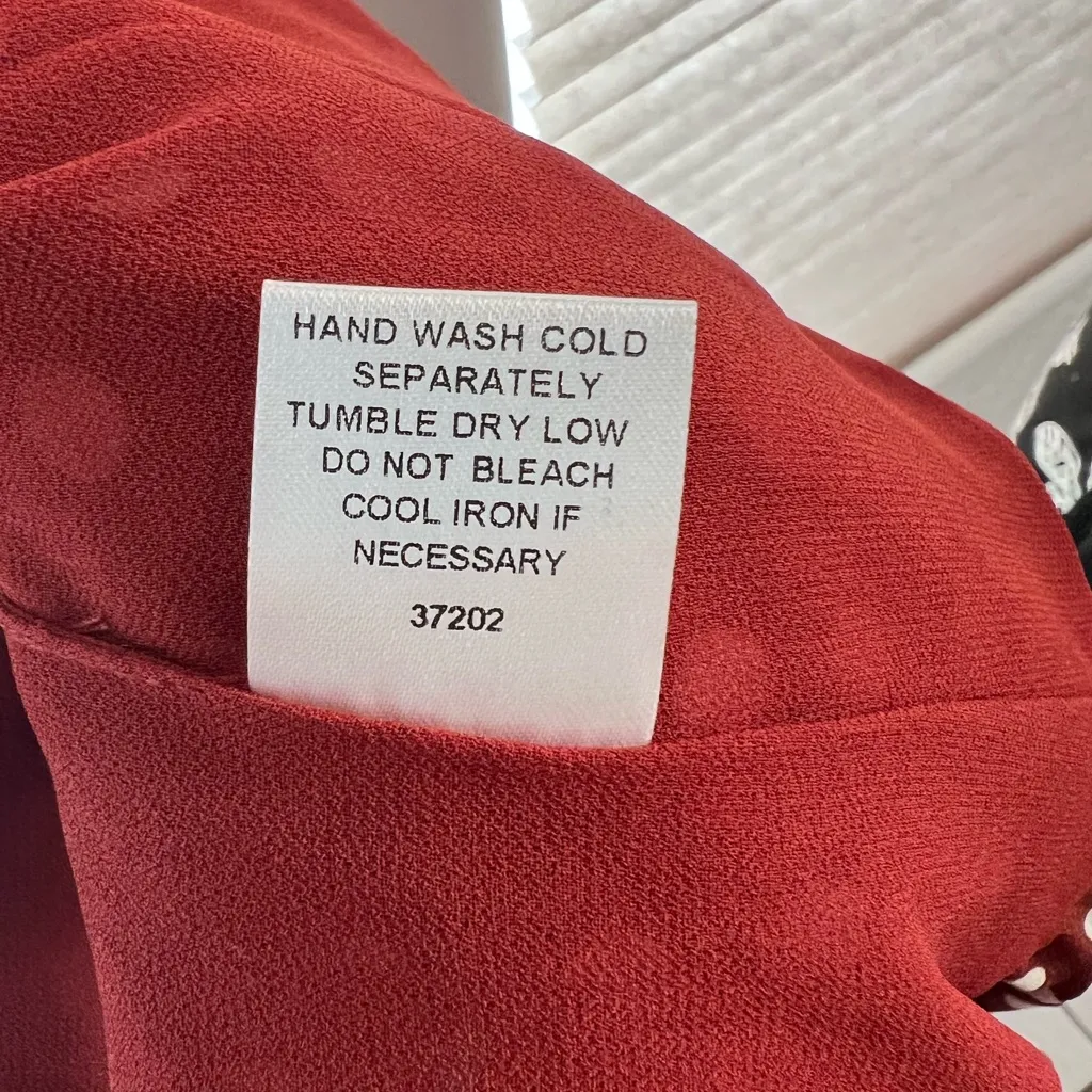 Sugarlips Wrap Dress Terracotta Polka‎ Dot Adjustable sz L NWT - Image 10