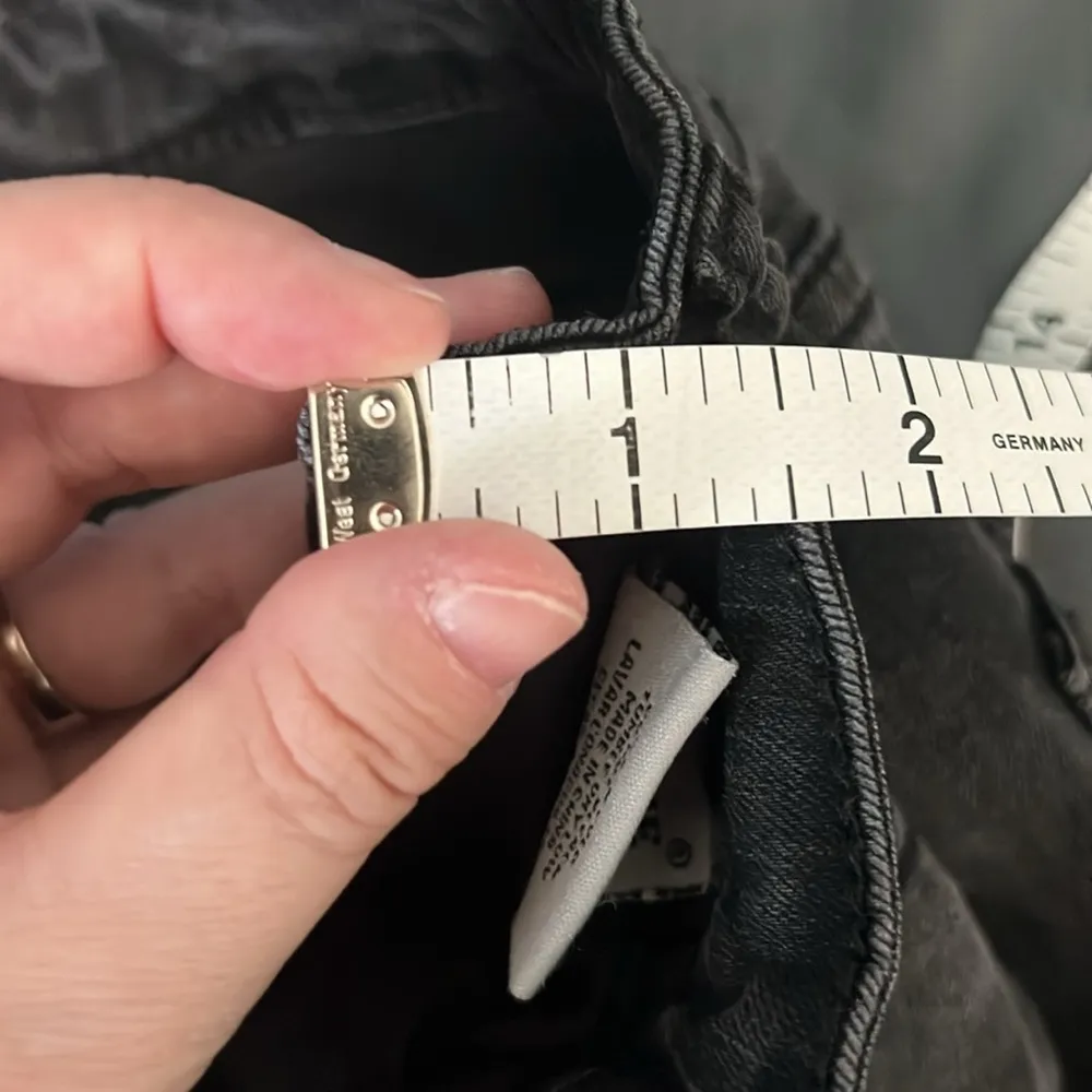 Judy Blue Faded Skinny Fit Jeans Black Wash Size 32 *altered - Image 5