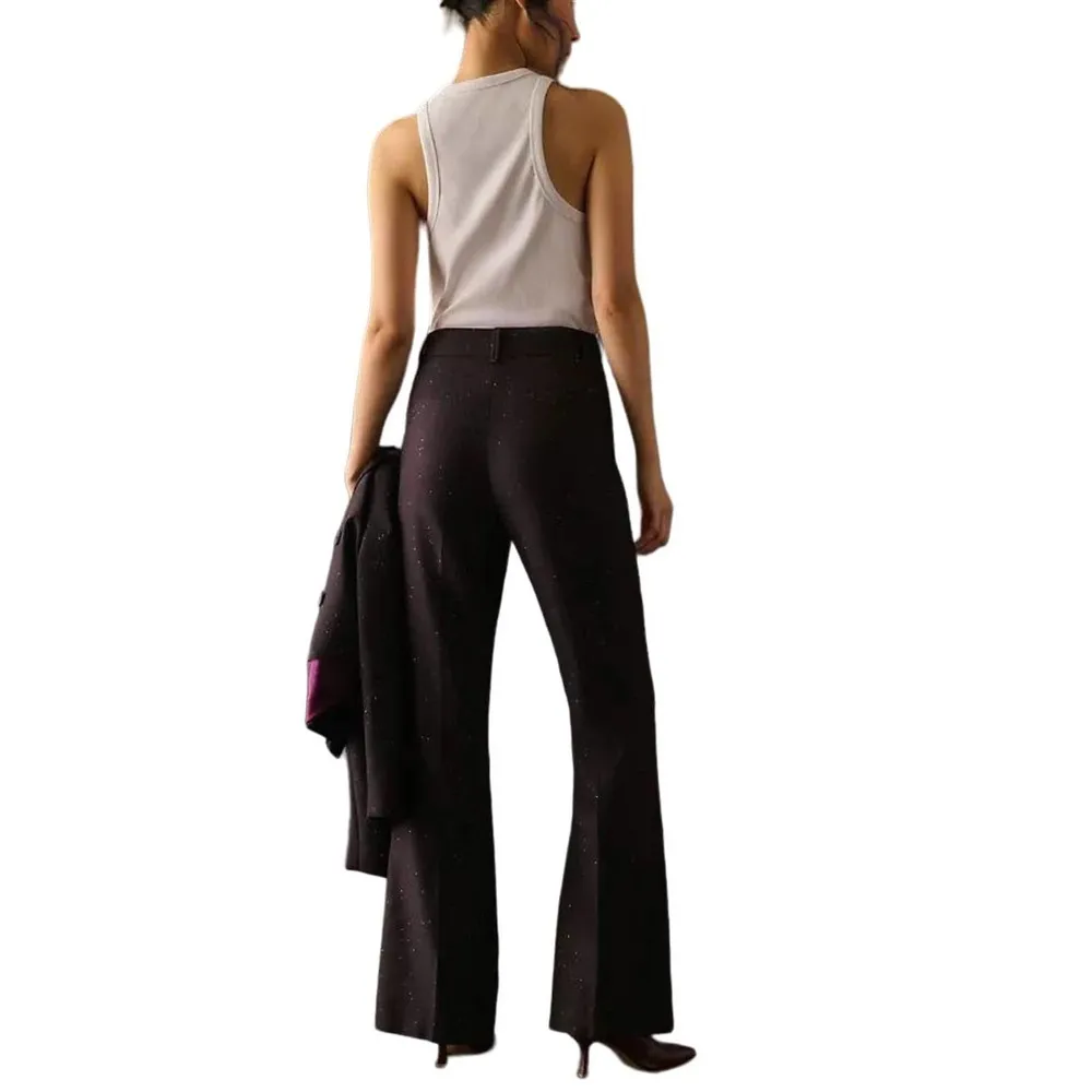 Scotch & Soda High-Rise Trousers sparkle brown Winter Edition size 27 - Image 2