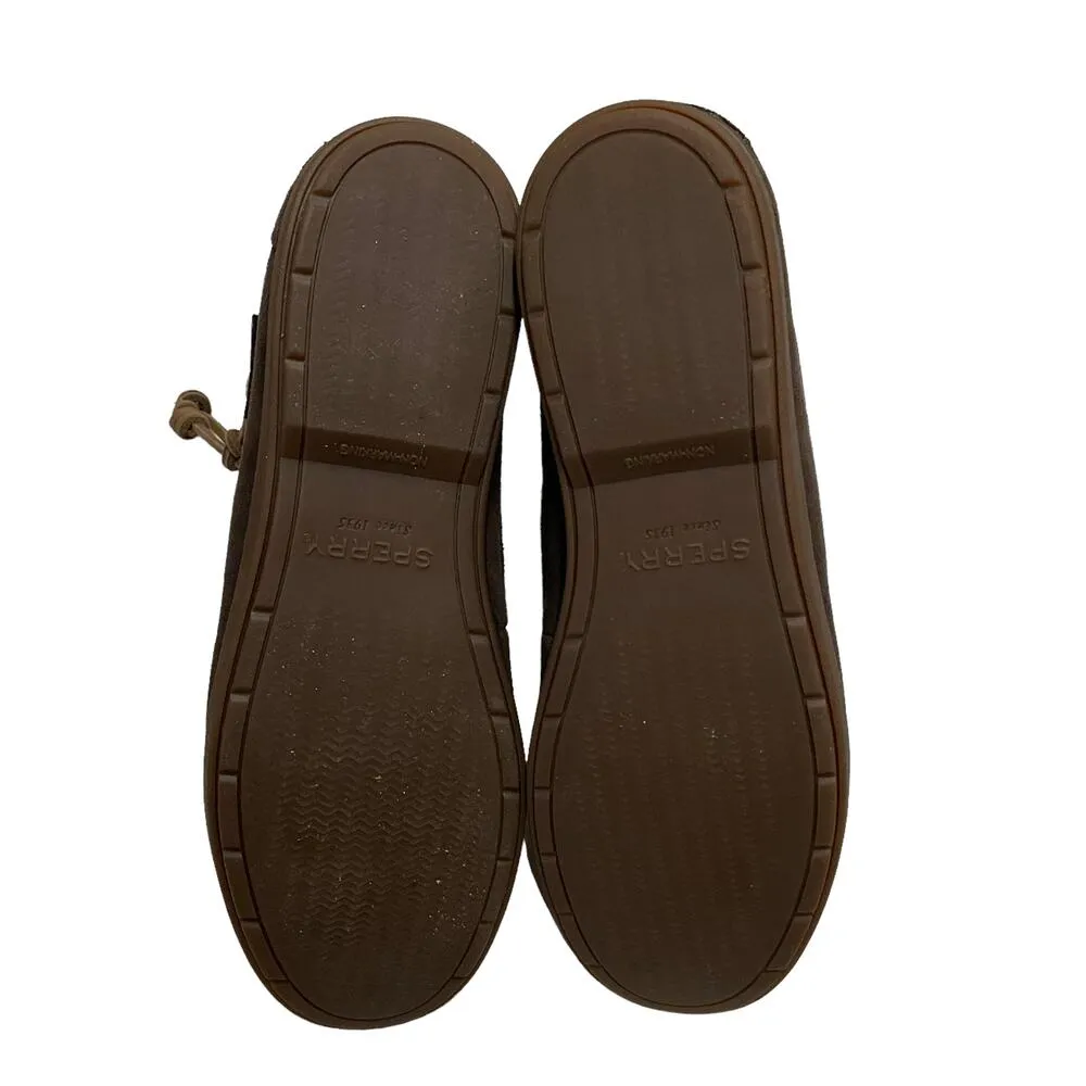 Sperry  Coil Hook Suede Ankle Boots Mocassins Brown Size 9.5M - Image 8