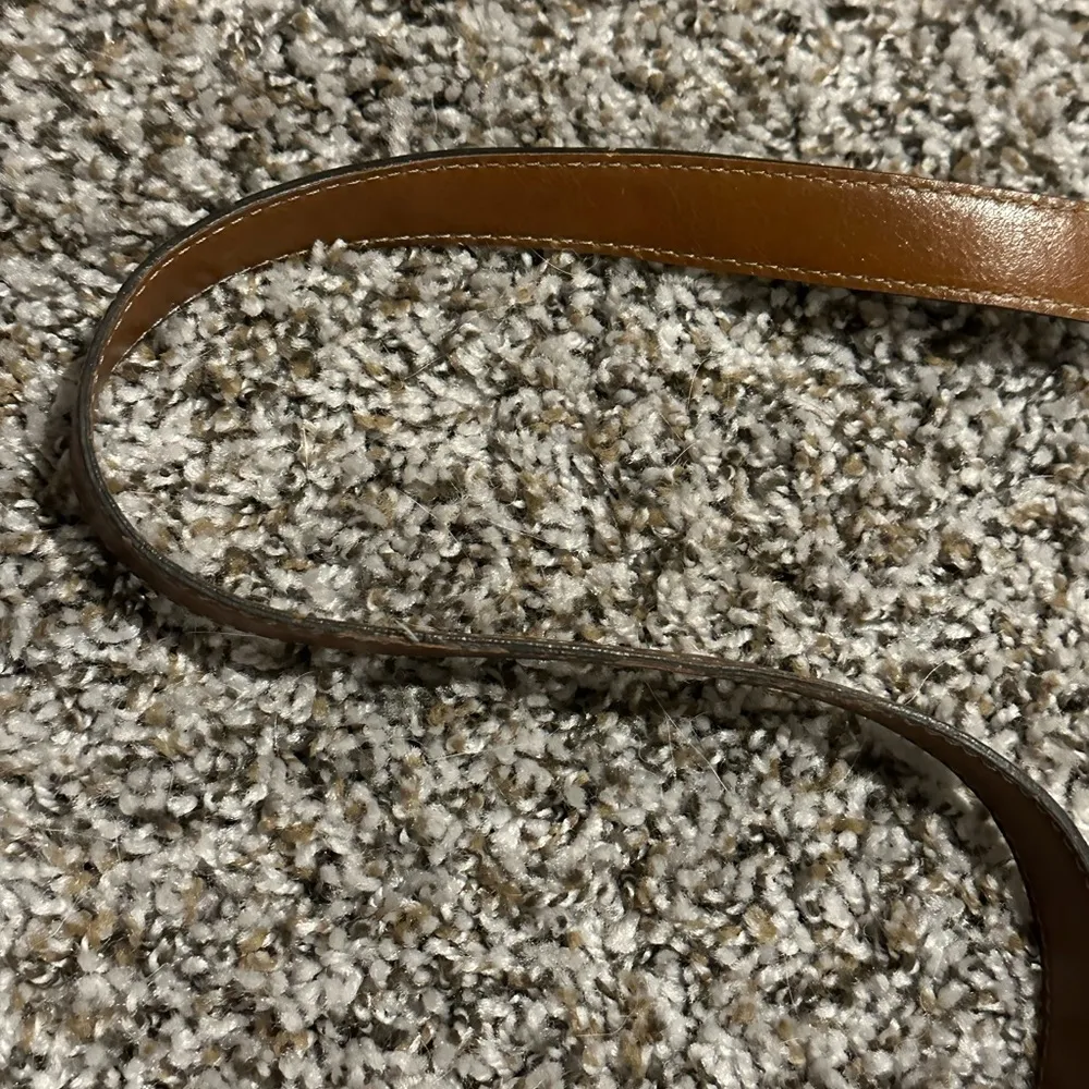 Vintage Leather Nine West Crossbody Bag Purse - Image 6