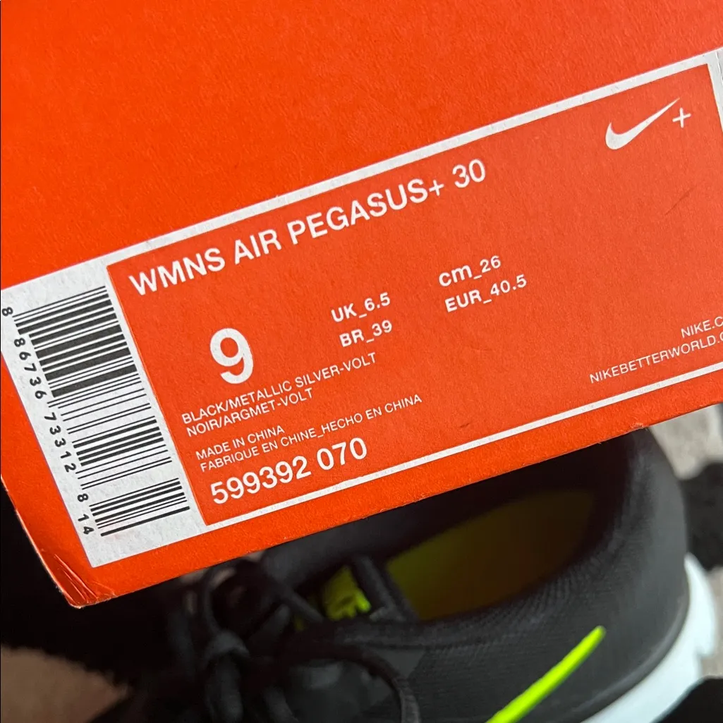 Nike Running Oregon Project Black and Lime Pegasus Running Shoes - Image 13