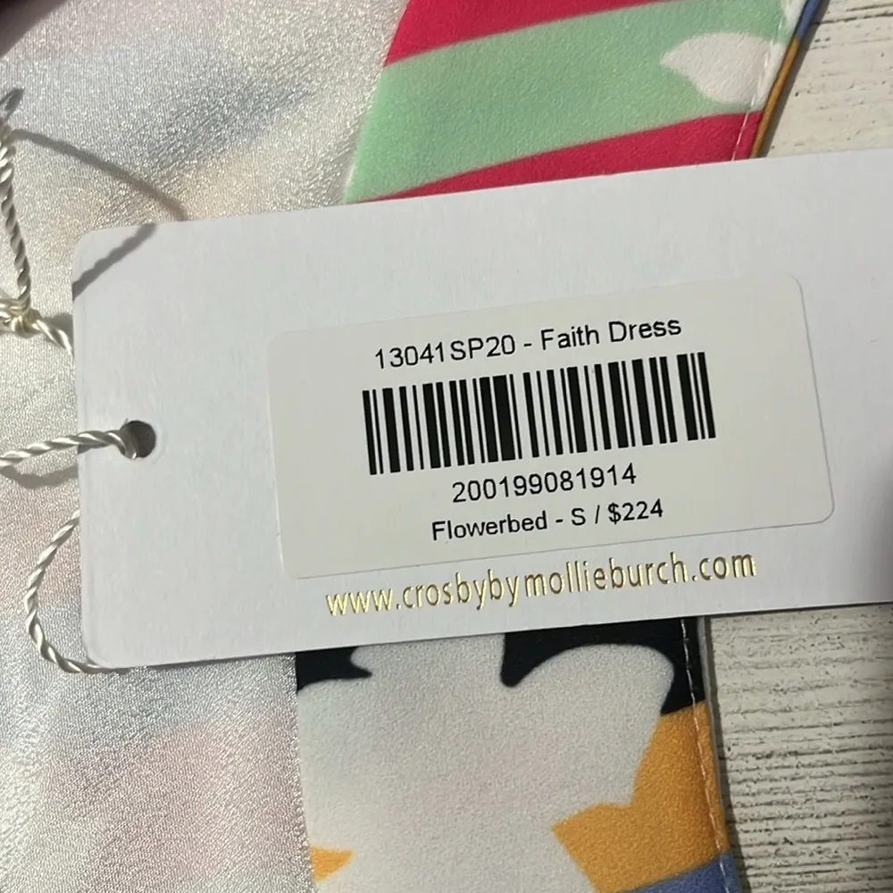 Crosby Faith Dress, Flowerbed. Size small.  NWT - Image 8