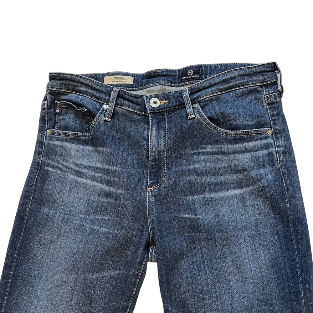 AG Adriana Goldschmied Prima Mid Rise Cigarette Jean, 29R - Image 10