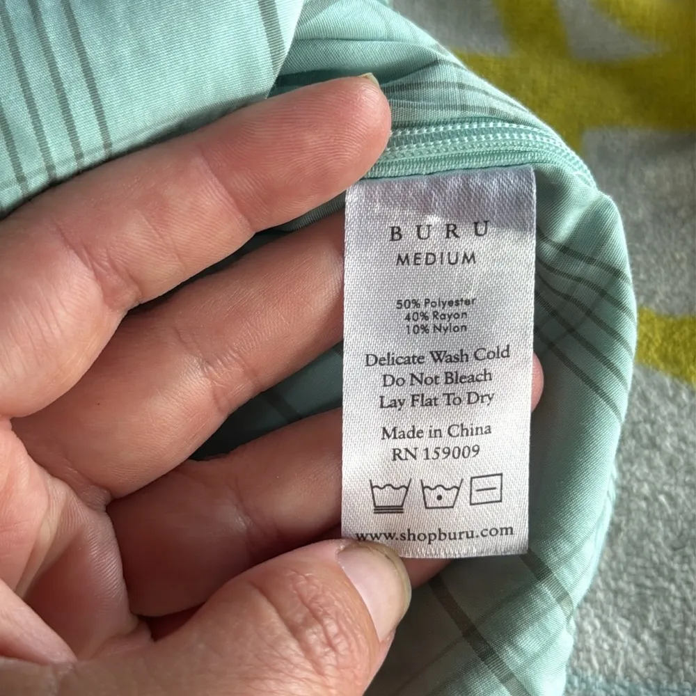 BURU Cropped Boho Bustier Top with Keyhole Back Size M - Image 9