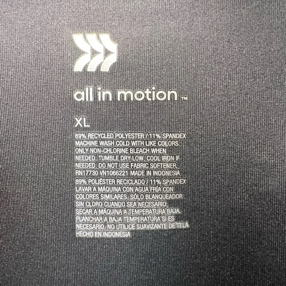 All In Motion Femme Knit 1/2 Zip Pullover Jacket Black Thumb Holes NEW Womens XL - Image 10