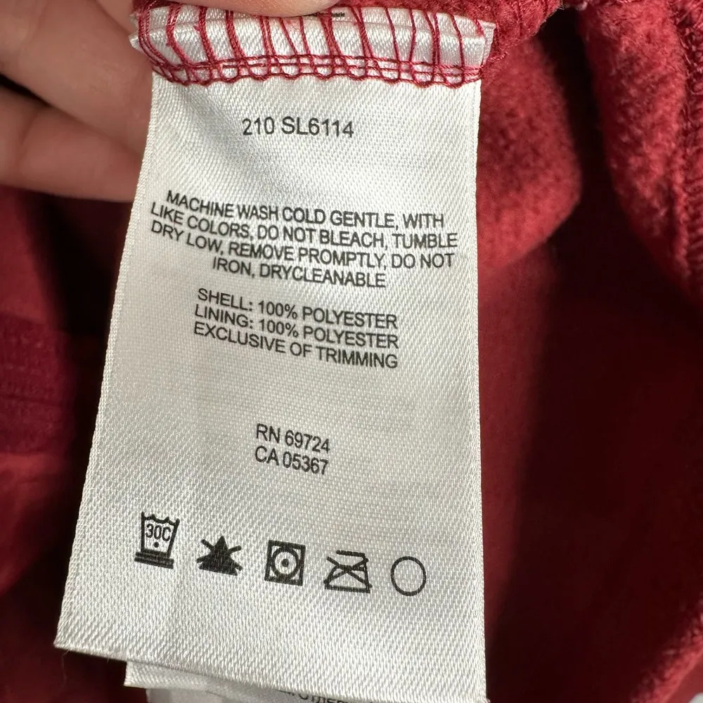 Columbia Womens Size Medium Benton Springs Fleece Zip Up Jacket Hiking - Image 9