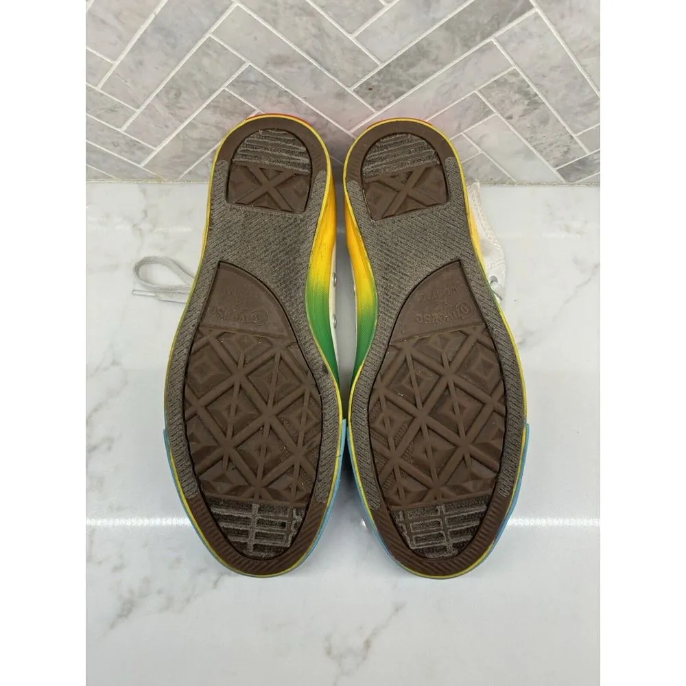 Converse‎ Chuck Taylor All Star Hi Smiley 168123F Rainbow Shoes Womens Size 7.5 - Image 6