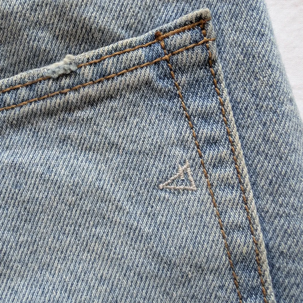 Hidden High Waist Distressed Jean Shorts Women's Small Blue - Image 3