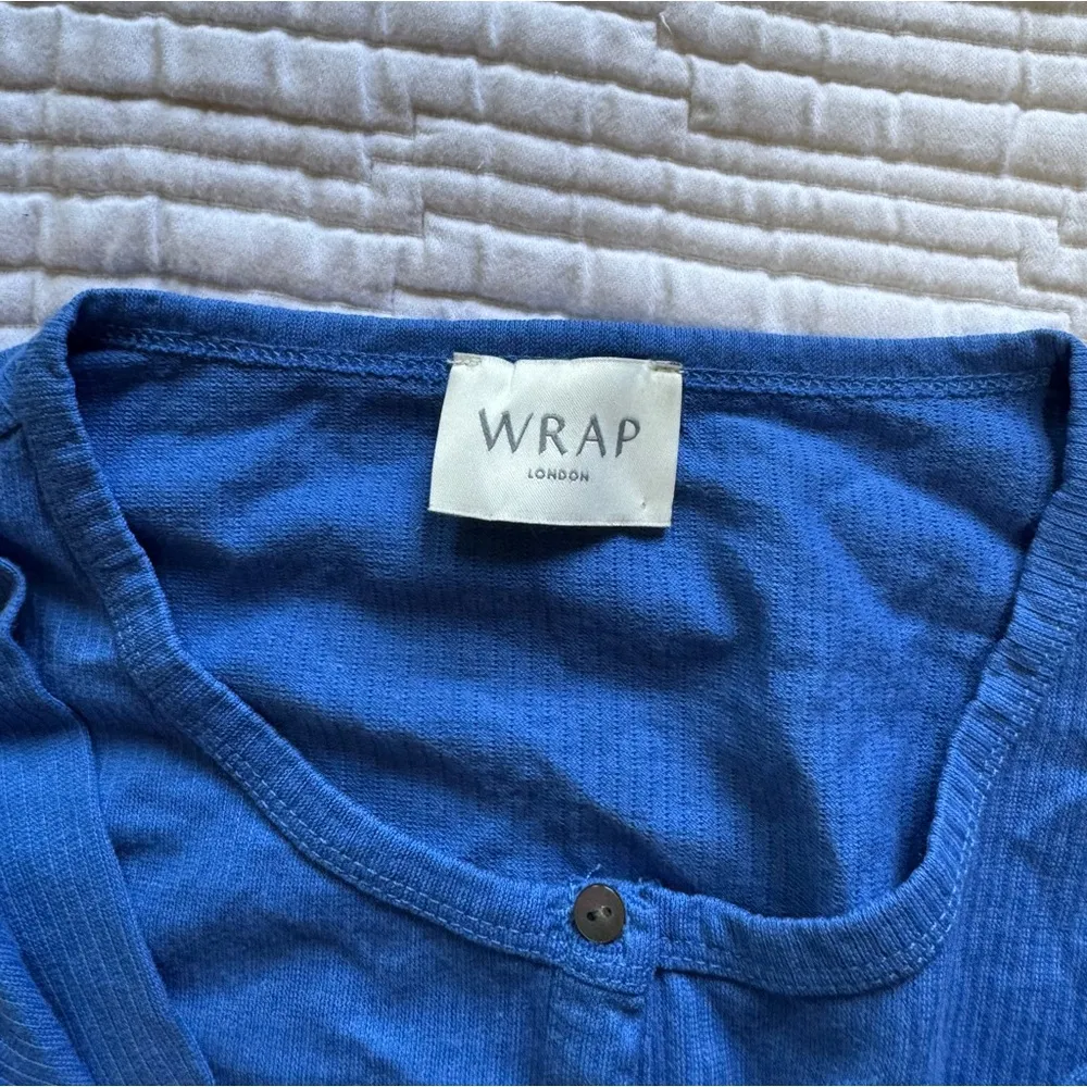 Rib Henley Hemp & organic cotton Blue Size 10 - Image 4