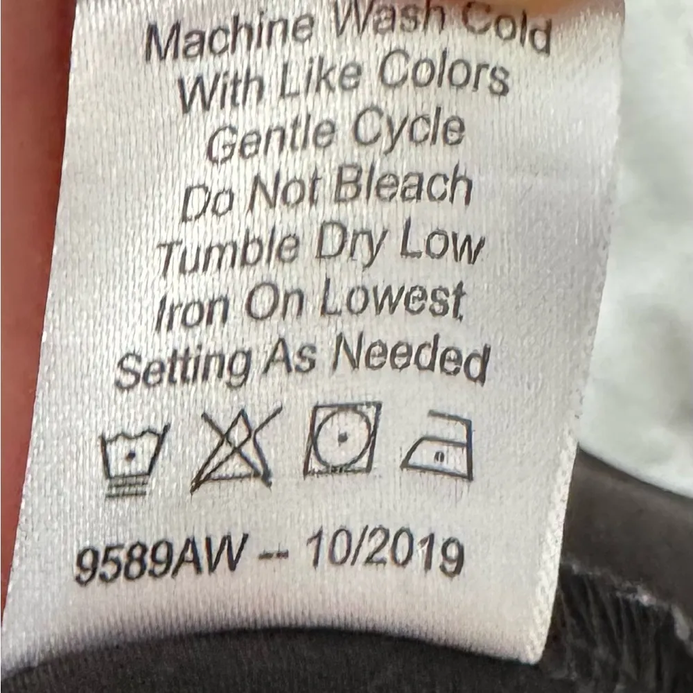 Threads & States black satin spaghetti straps cowl neck slip dress, size S party - Image 12