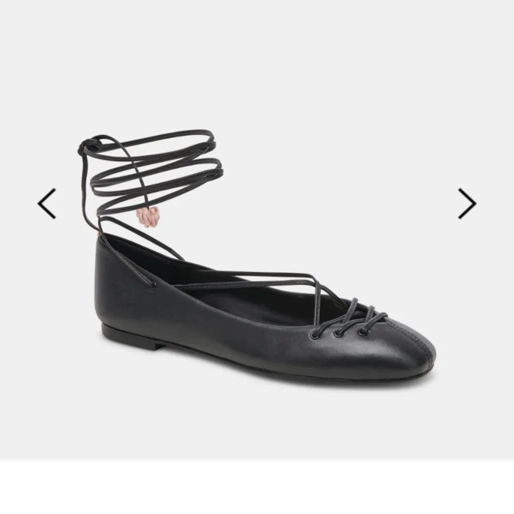 Rose Black Women's for love & lemons x dolce vita Ballet Flats boho fall 7 nwt - Image 3