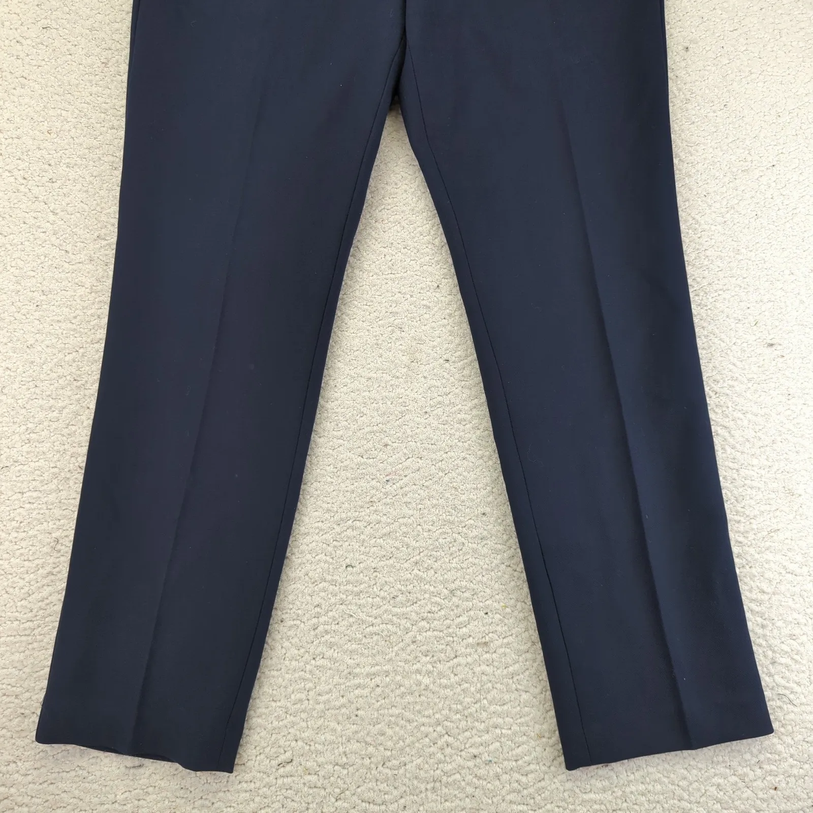 Talbots Cambridge Pant Navy Blue Flat Front Stretch Women Size 8 Office Corpcore - Image 4