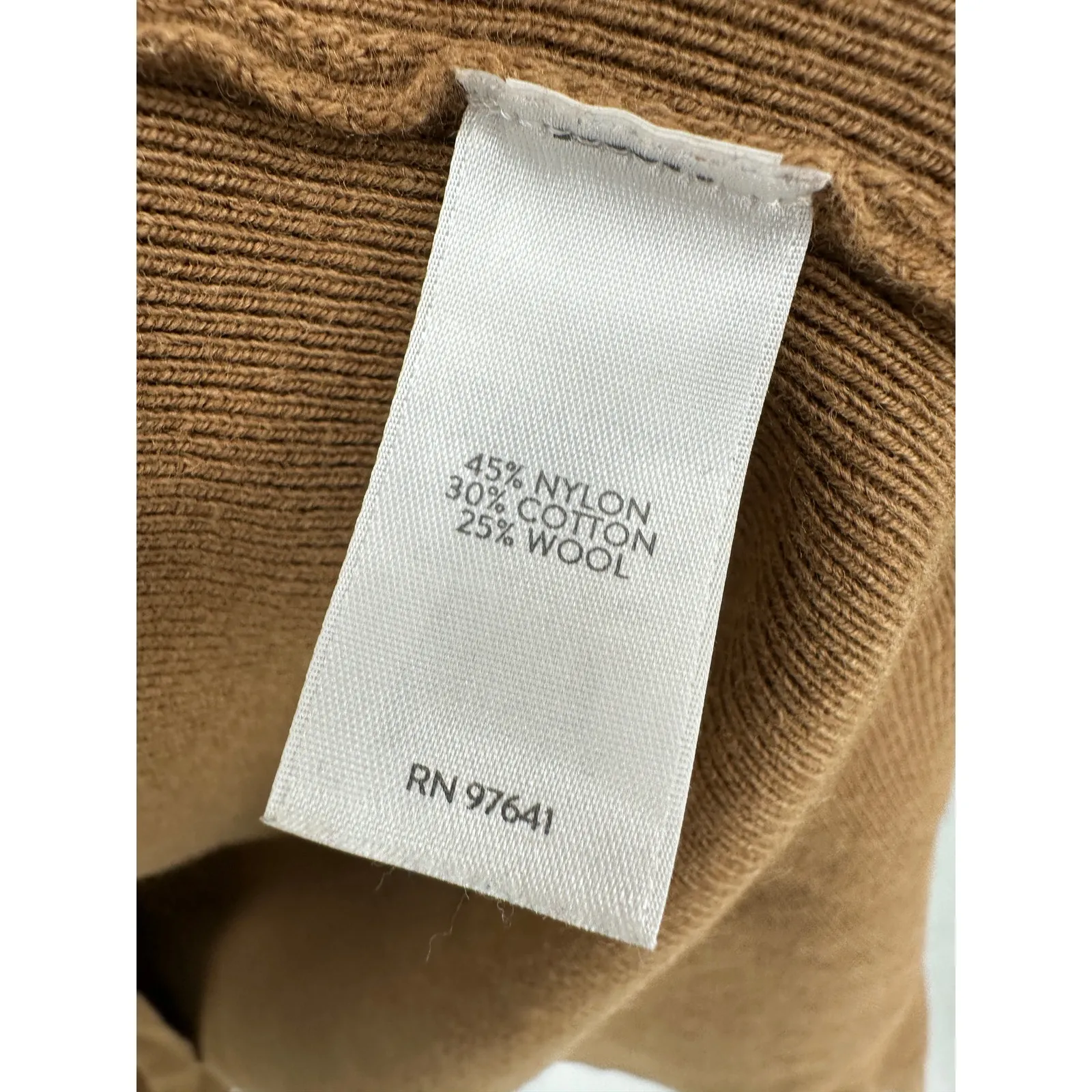 J.Jill Womens Brown Long Thick Cardigan Sweater Size L Warm Pockets Neutral Wool - Image 8