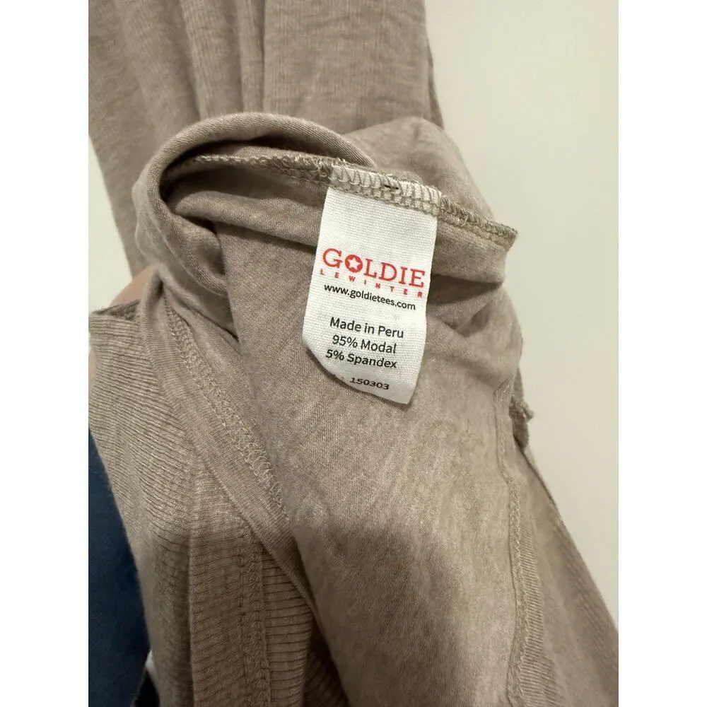 $207 New Goldie Ribbed Maxi Dress - Taupe - Small - Image 11