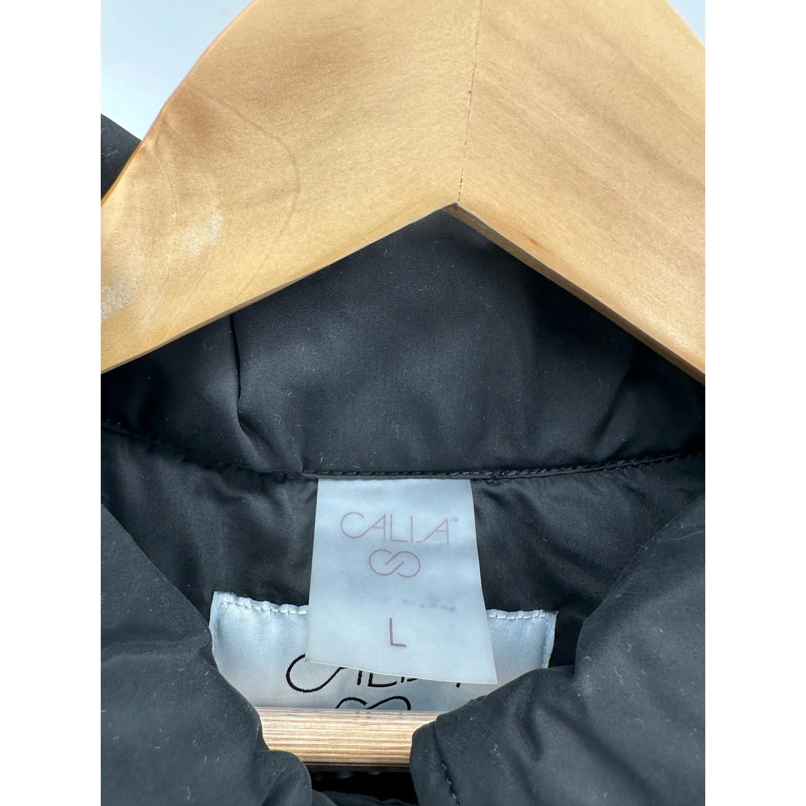 CALIA Vest Women Size L NWT Black Full Zip Sleeveless Pockets Casual Minimal Size L - Image 5