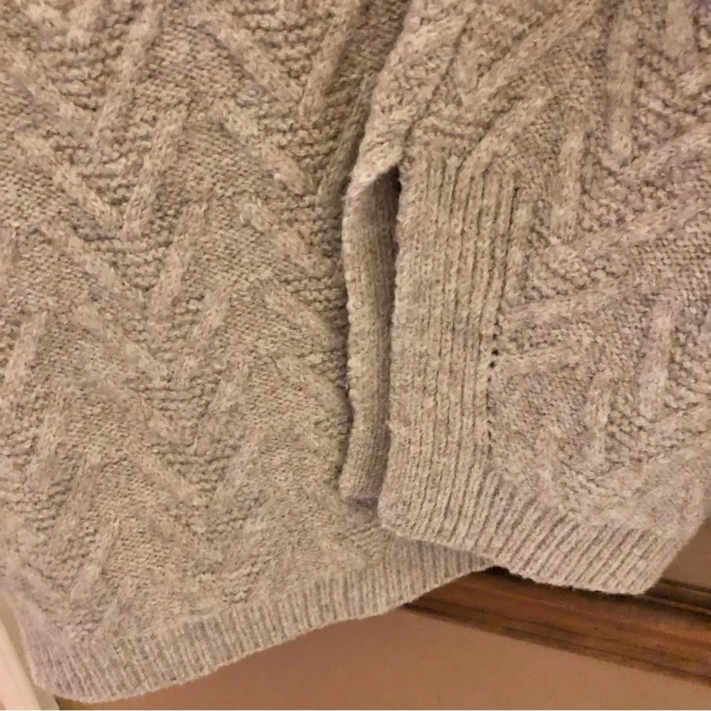 PINK LILY CANDID FEELINGS BOAT NECK‎ TEXTURED SWEATER beige XL - Image 7