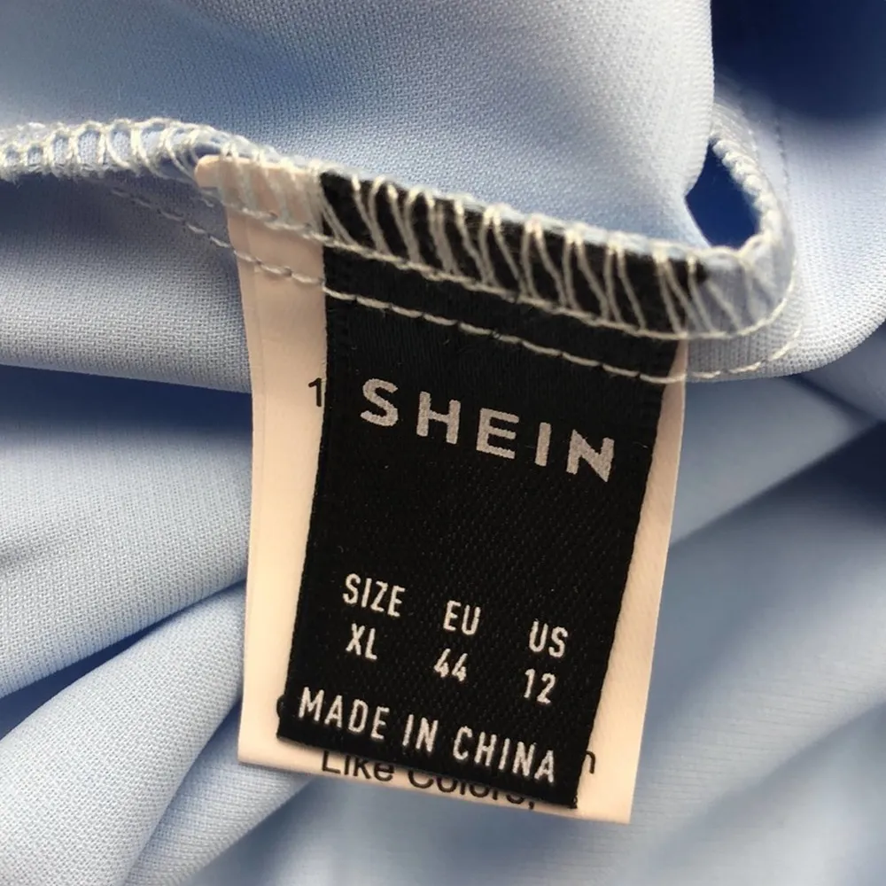 Baby Blue Flower crop top - Image 5