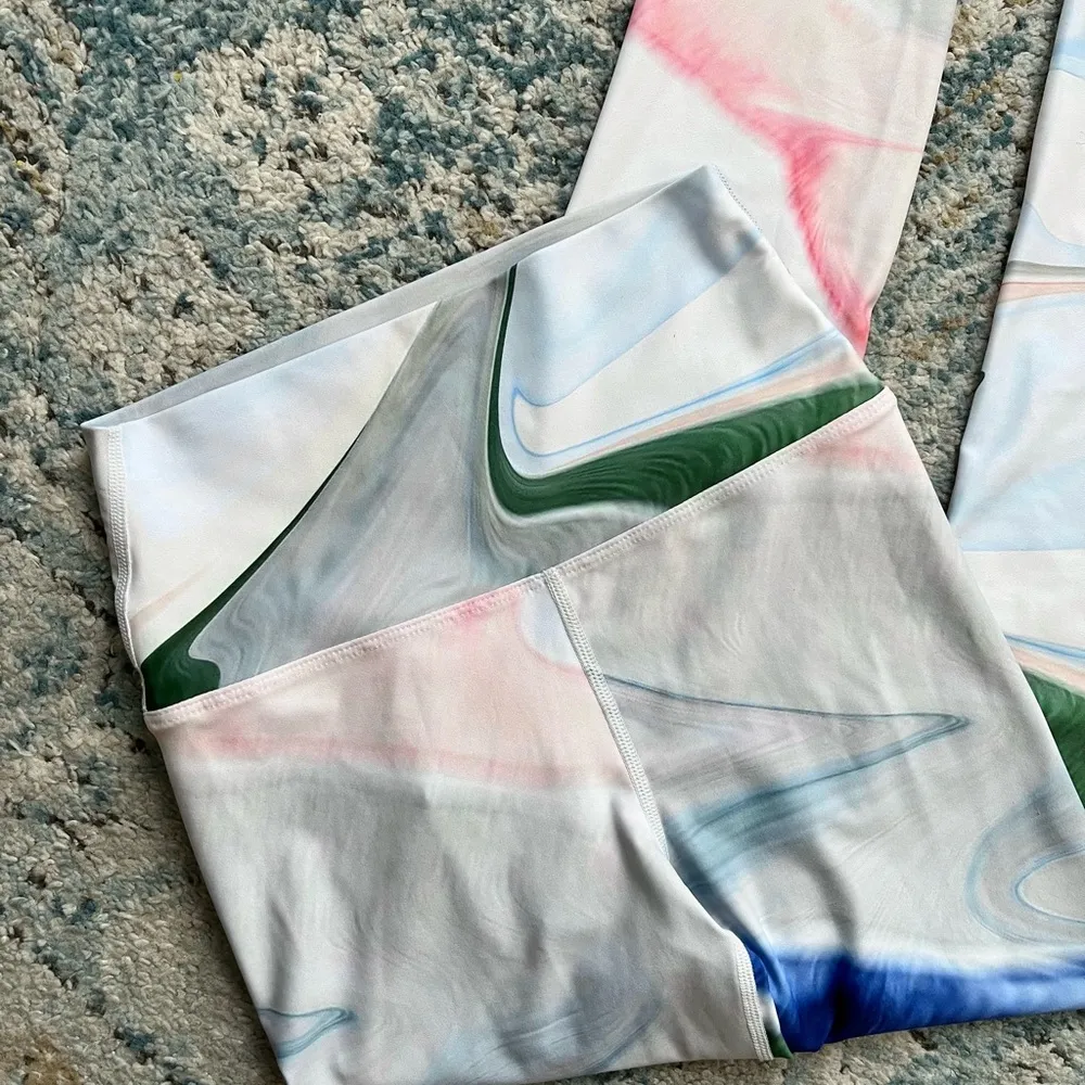 [Carbon38] Marble Abstract Leggings- Small - Image 5