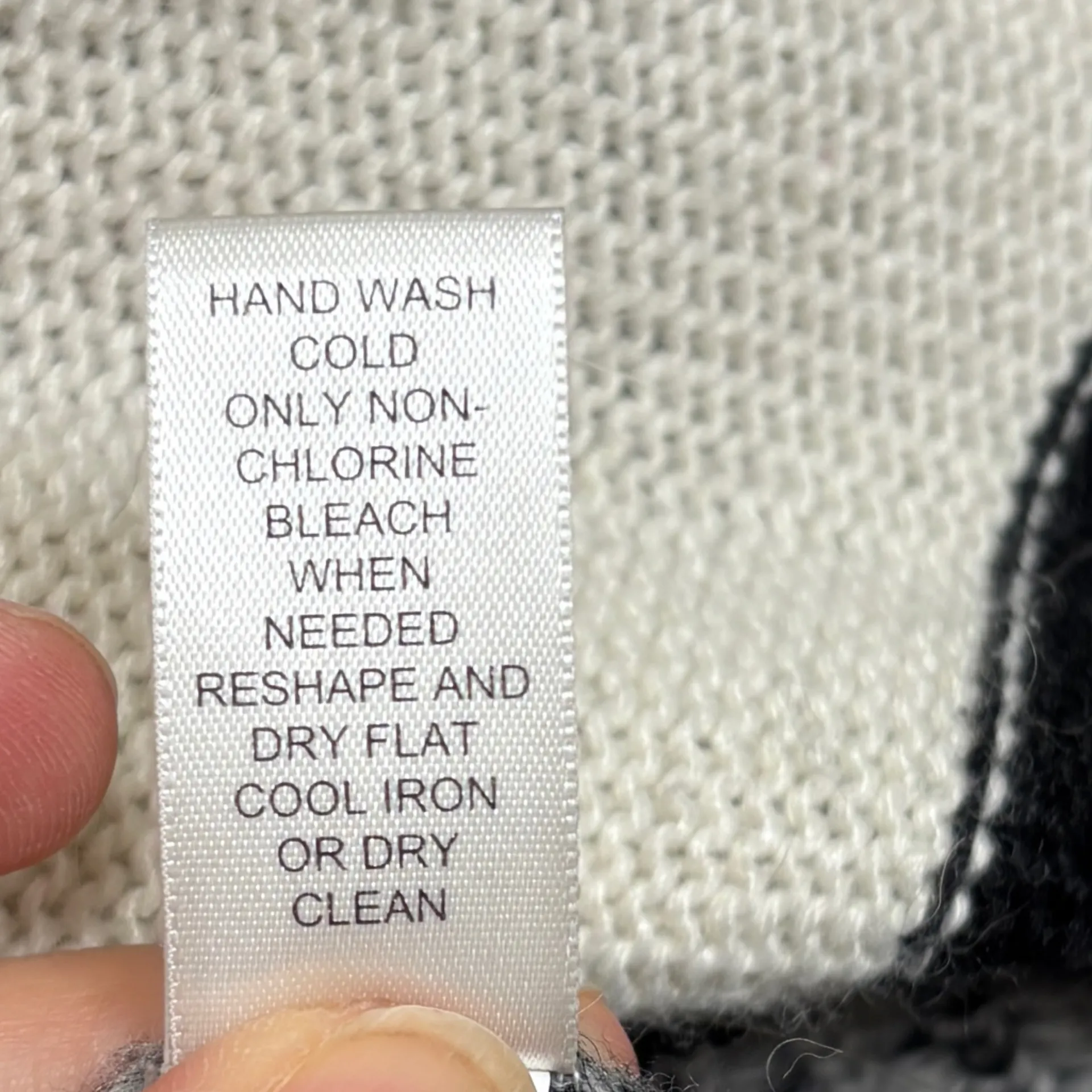 Sabine Open Cardigan Sweater Women's S Wool Blend Tribal Print Boho Southwestern Black - Image 7