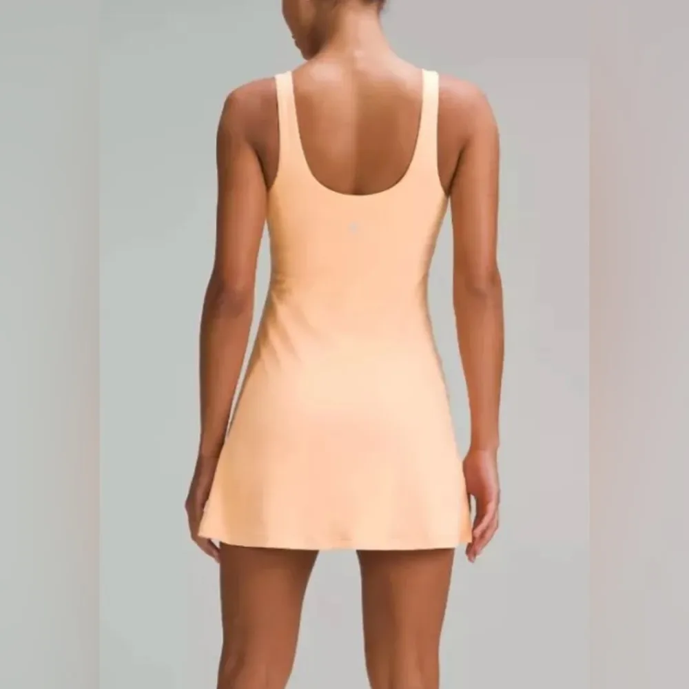 NEW Lululemon Align Dress Peach Bellini Built in Shorts Butterly Soft Size 2 - Image 2